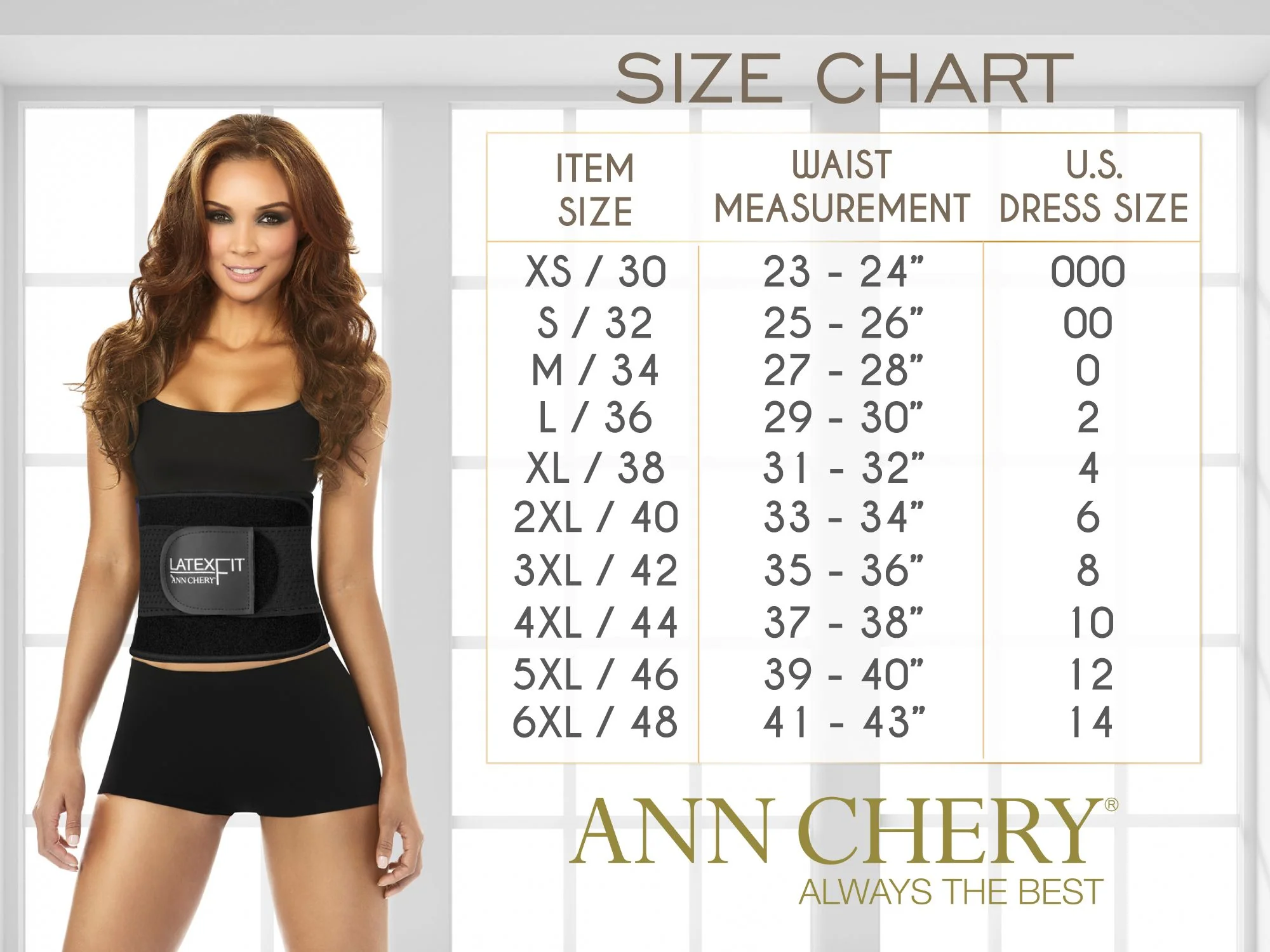Ann Chery 2033 Latex Men Girdle Body Shaper Color Beige - Image 7