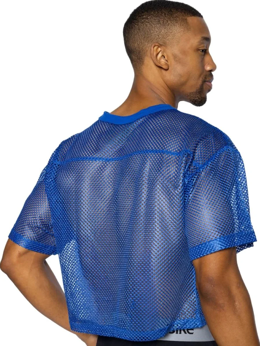 BIKE Athletic BAM134 Short Sleeve Practice Jersey Color Royal - Image 3