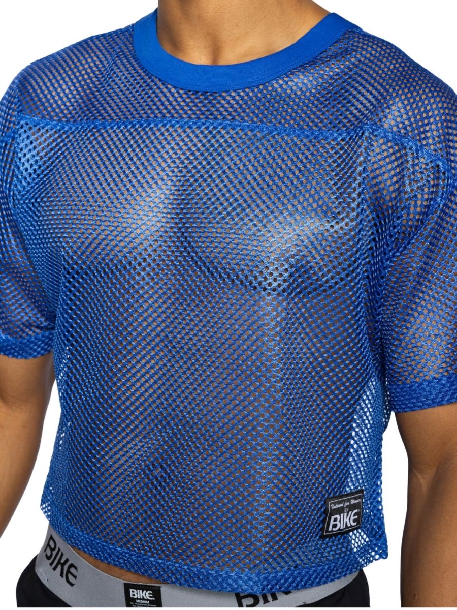 BIKE Athletic BAM134 Short Sleeve Practice Jersey Color Royal - Image 4