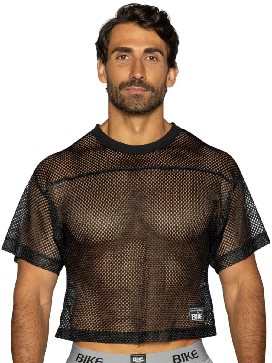 BIKE Athletic BAM134 Short Sleeve Practice Jersey in Bold Color Black - Image 4