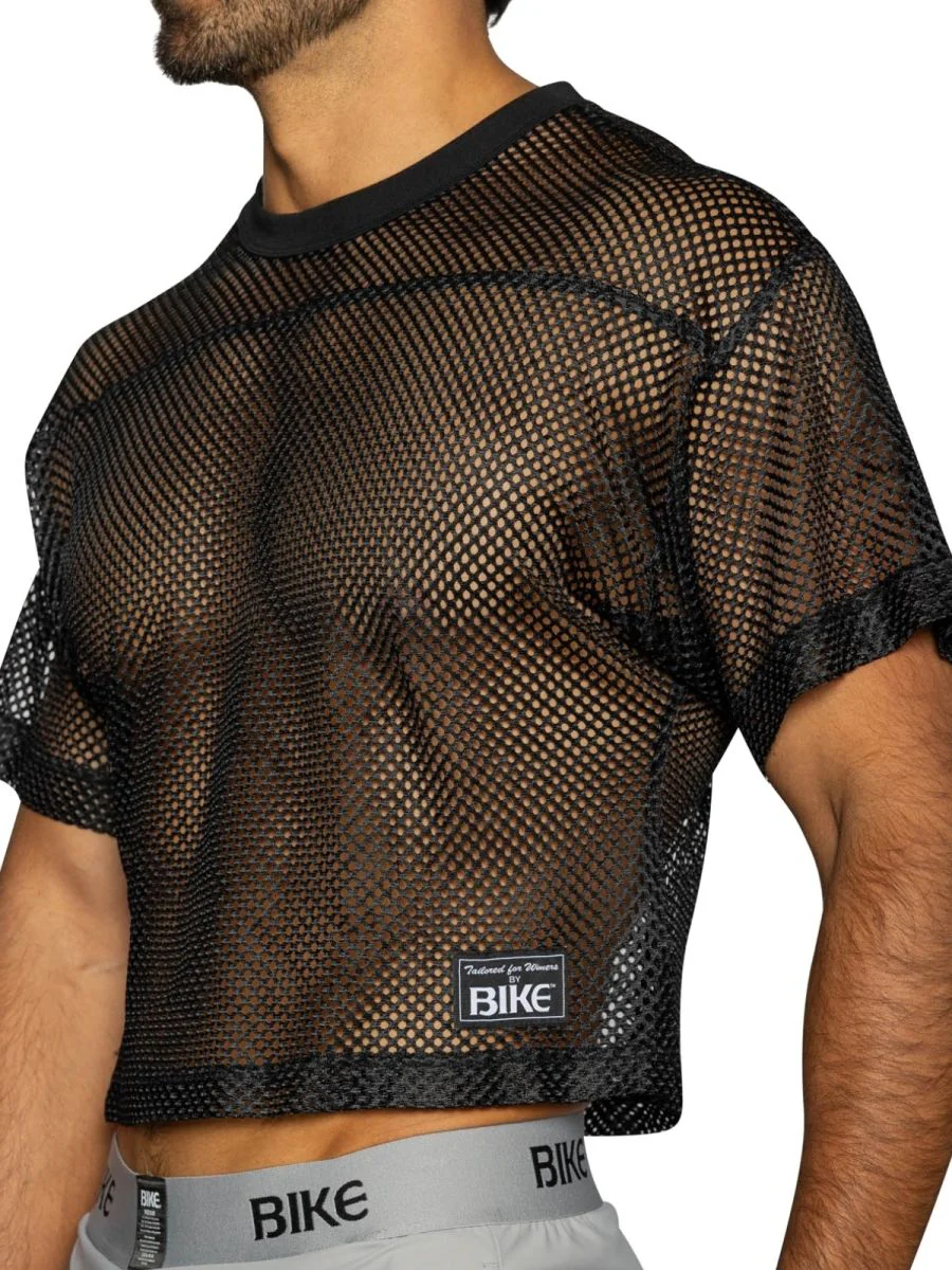 BIKE Athletic BAM134 Short Sleeve Practice Jersey in Bold Color Black - Image 5