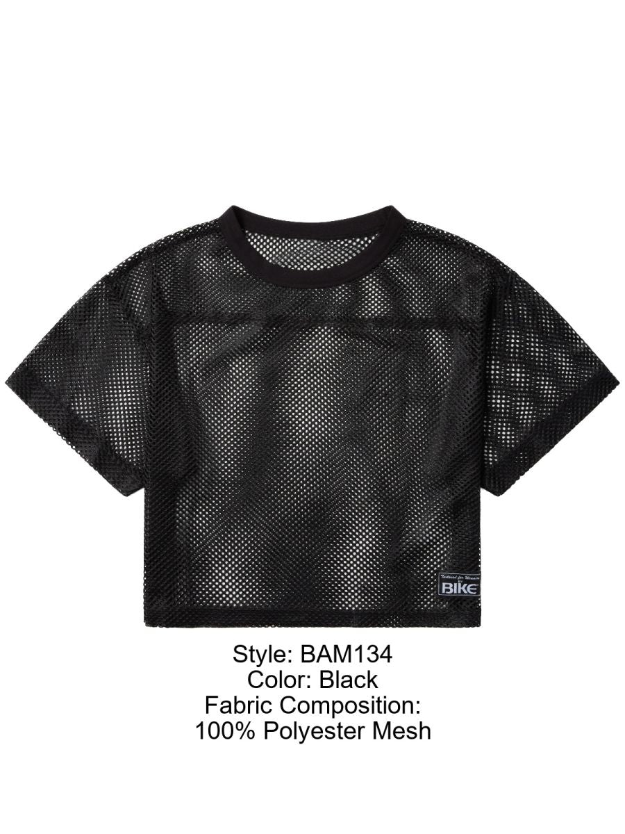 BIKE Athletic BAM134 Short Sleeve Practice Jersey in Bold Color Black - Image 7