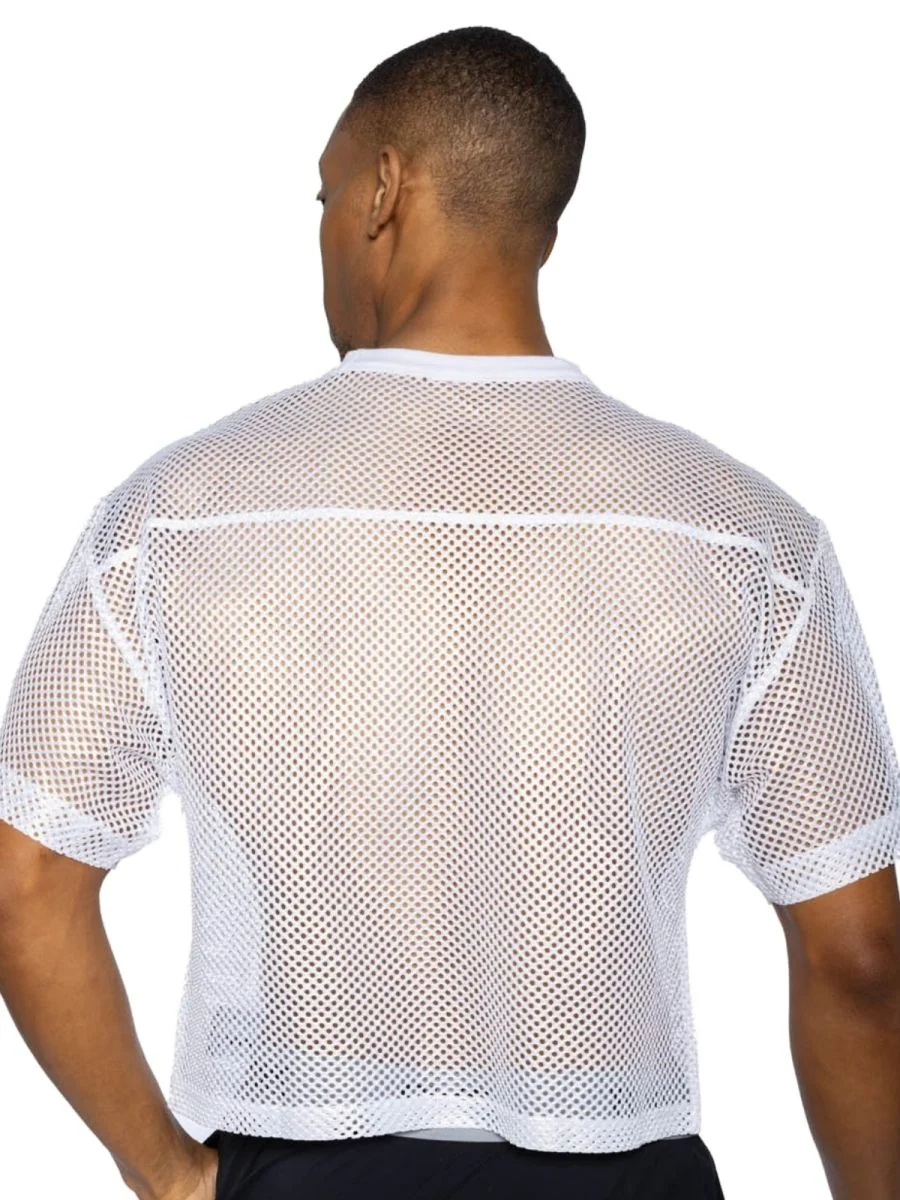 BIKE Athletic BAM134 Short Sleeve Practice Jersey Color Color White - Image 3