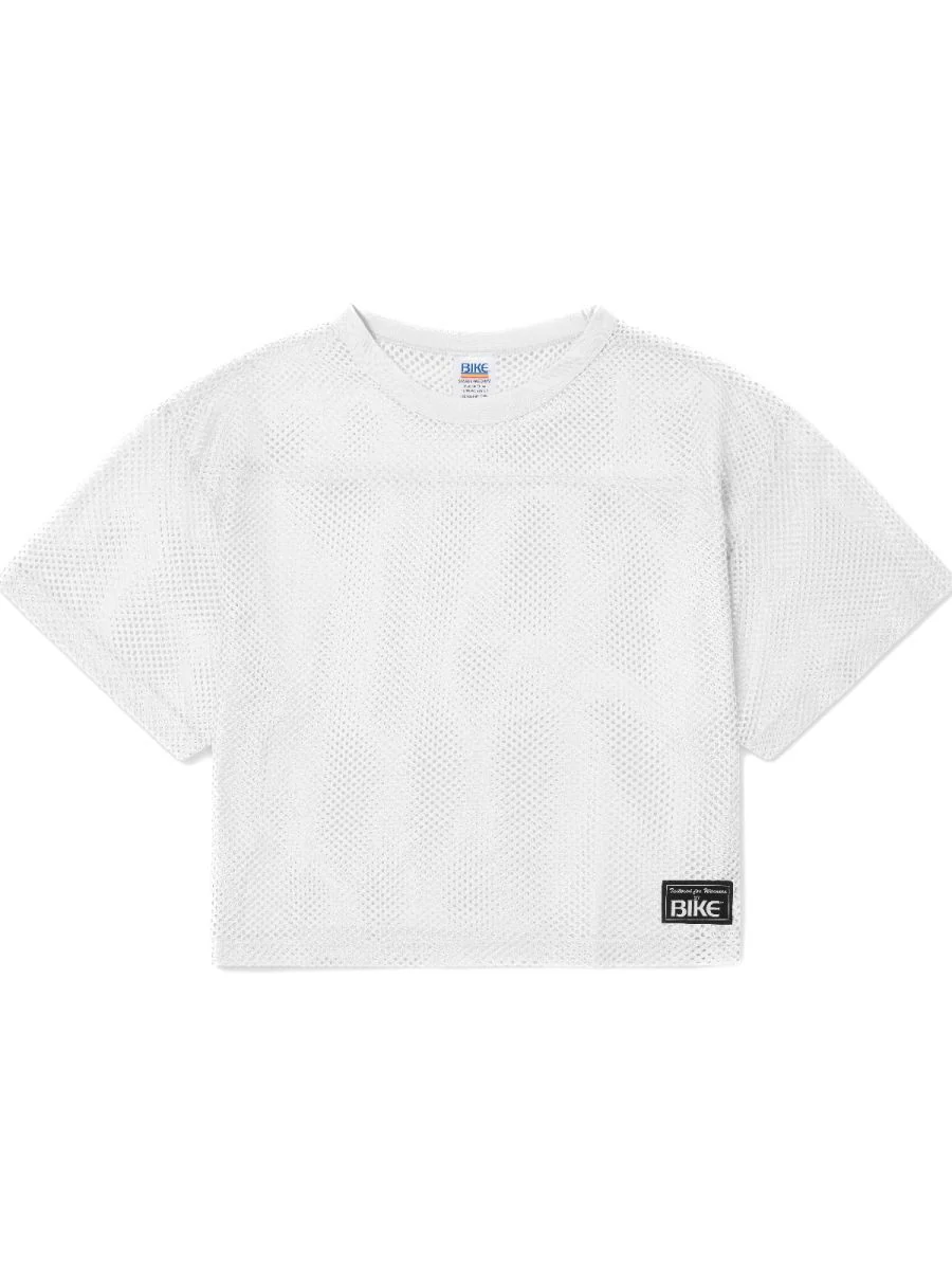 BIKE Athletic BAM134 Short Sleeve Practice Jersey Color Color White - Image 7