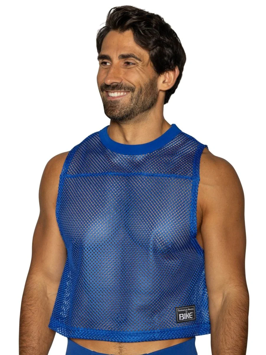 BIKE Athletic BAM135 Sleeveless Practice Jersey in Vibrant Royal Blue Color Royal - Image 5