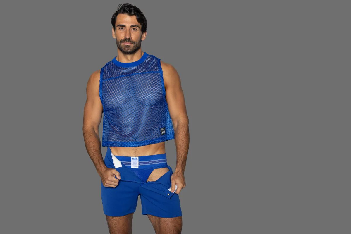 BIKE Athletic BAM135 Sleeveless Practice Jersey in Vibrant Royal Blue Color Royal - Image 9