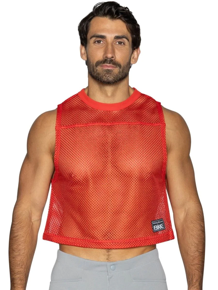 BIKE Athletic BAM135 Sleeveless Practice Jersey Color Color Red - Image 5