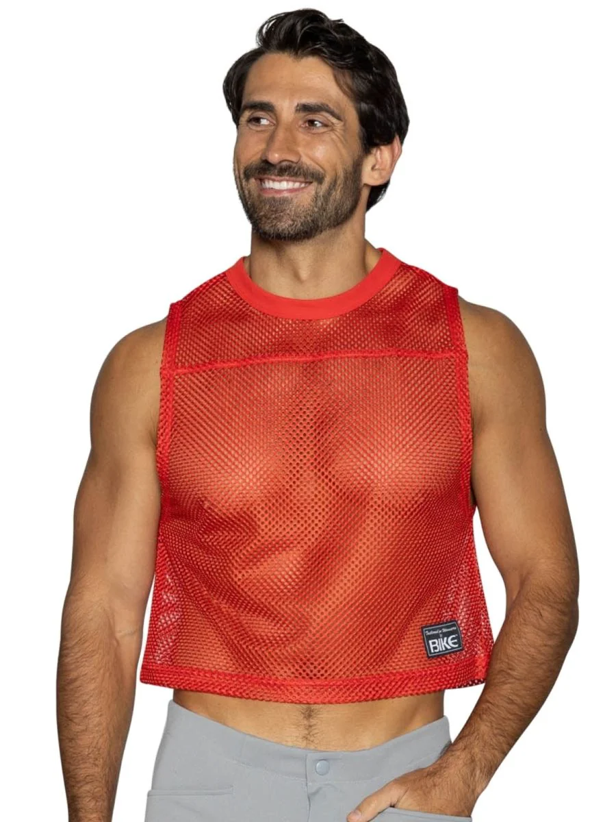 BIKE Athletic BAM135 Sleeveless Practice Jersey Color Color Red - Image 6