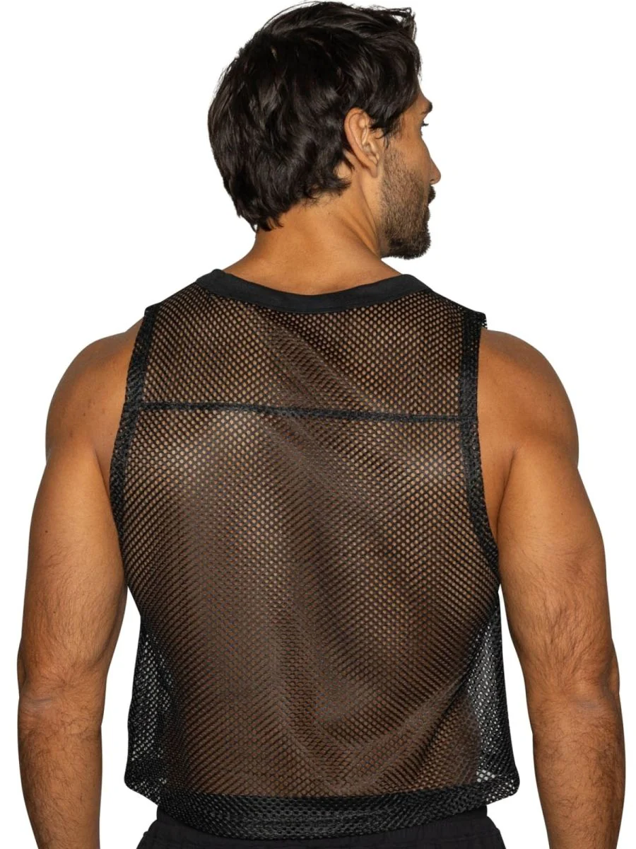 BIKE Athletic BAM135 Sleeveless Mesh Practice Jersey Color Color Black - Image 3