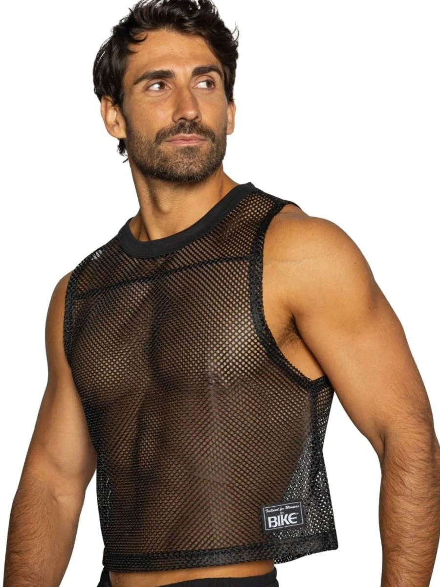 BIKE Athletic BAM135 Sleeveless Mesh Practice Jersey Color Color Black - Image 4