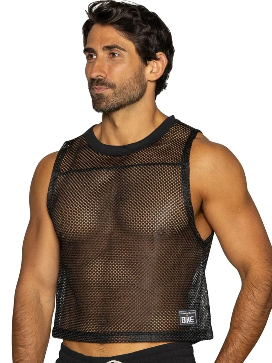 BIKE Athletic BAM135 Sleeveless Mesh Practice Jersey Color Color Black - Image 5