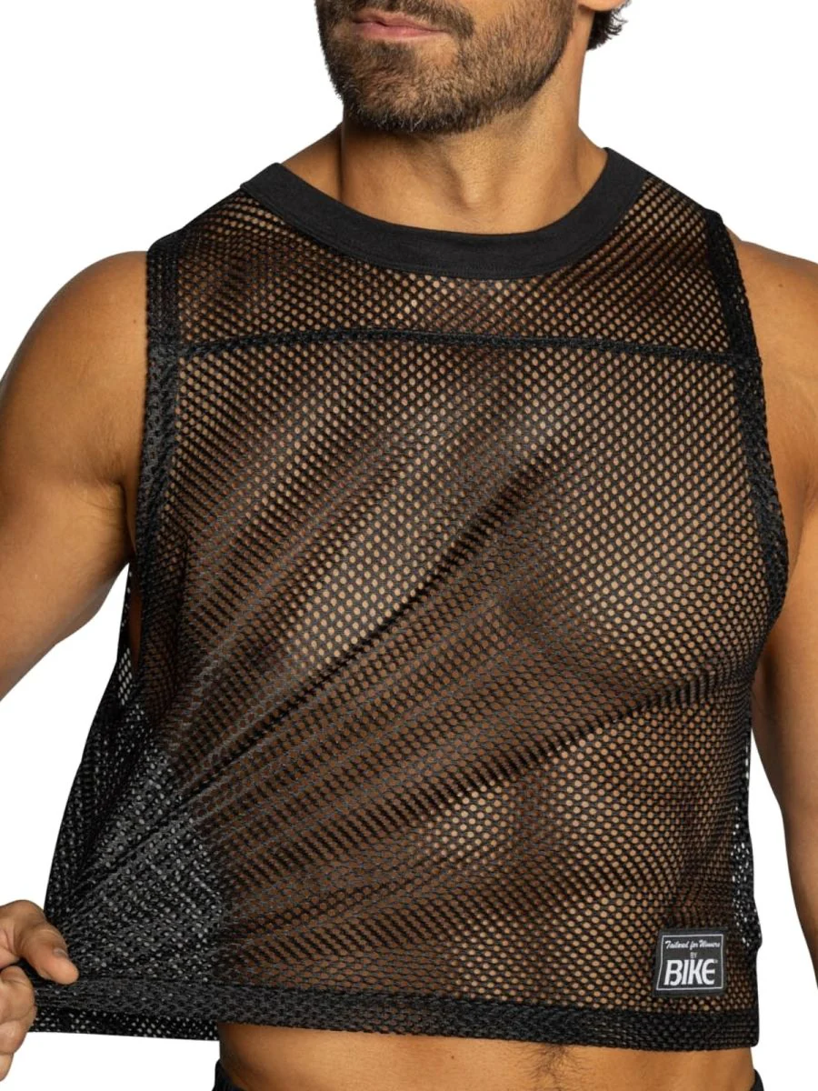 BIKE Athletic BAM135 Sleeveless Mesh Practice Jersey Color Color Black - Image 6