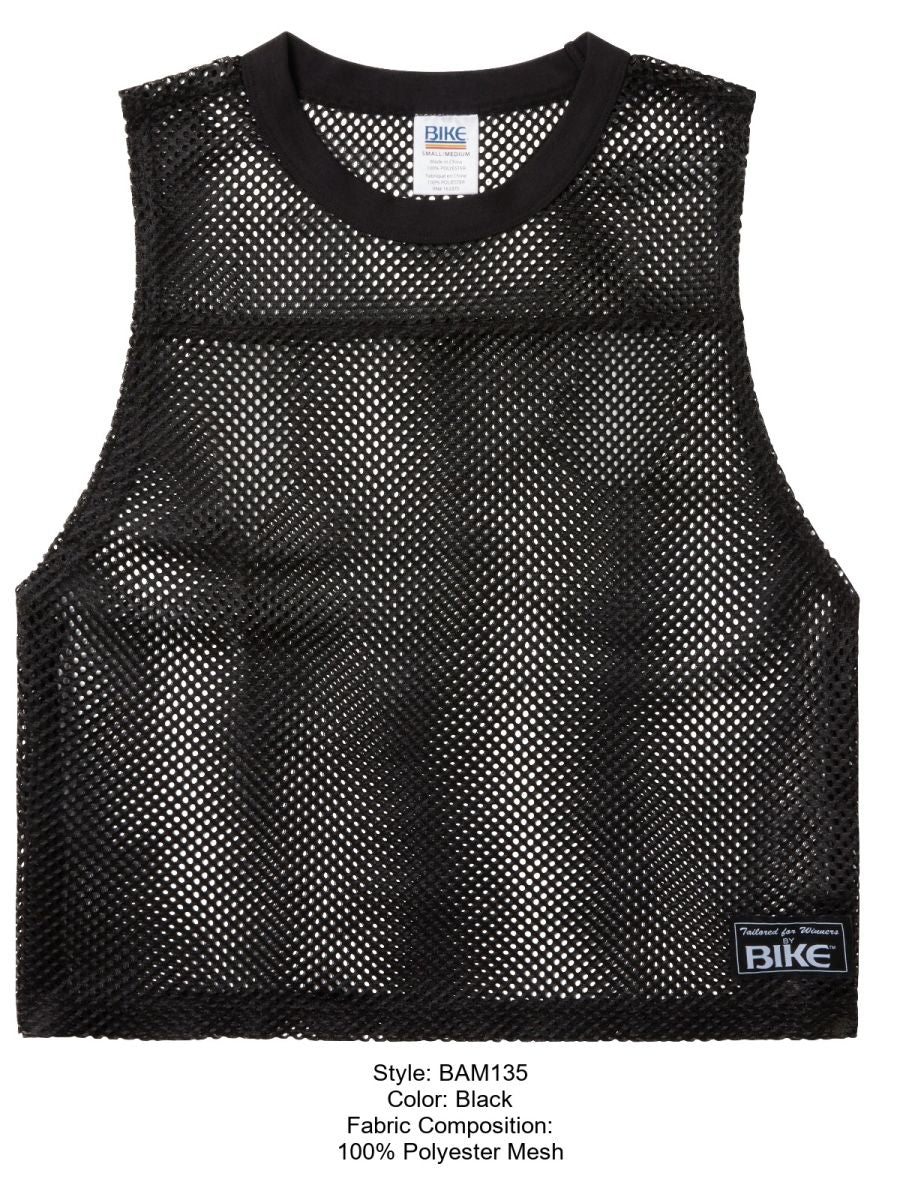 BIKE Athletic BAM135 Sleeveless Mesh Practice Jersey Color Color Black - Image 8