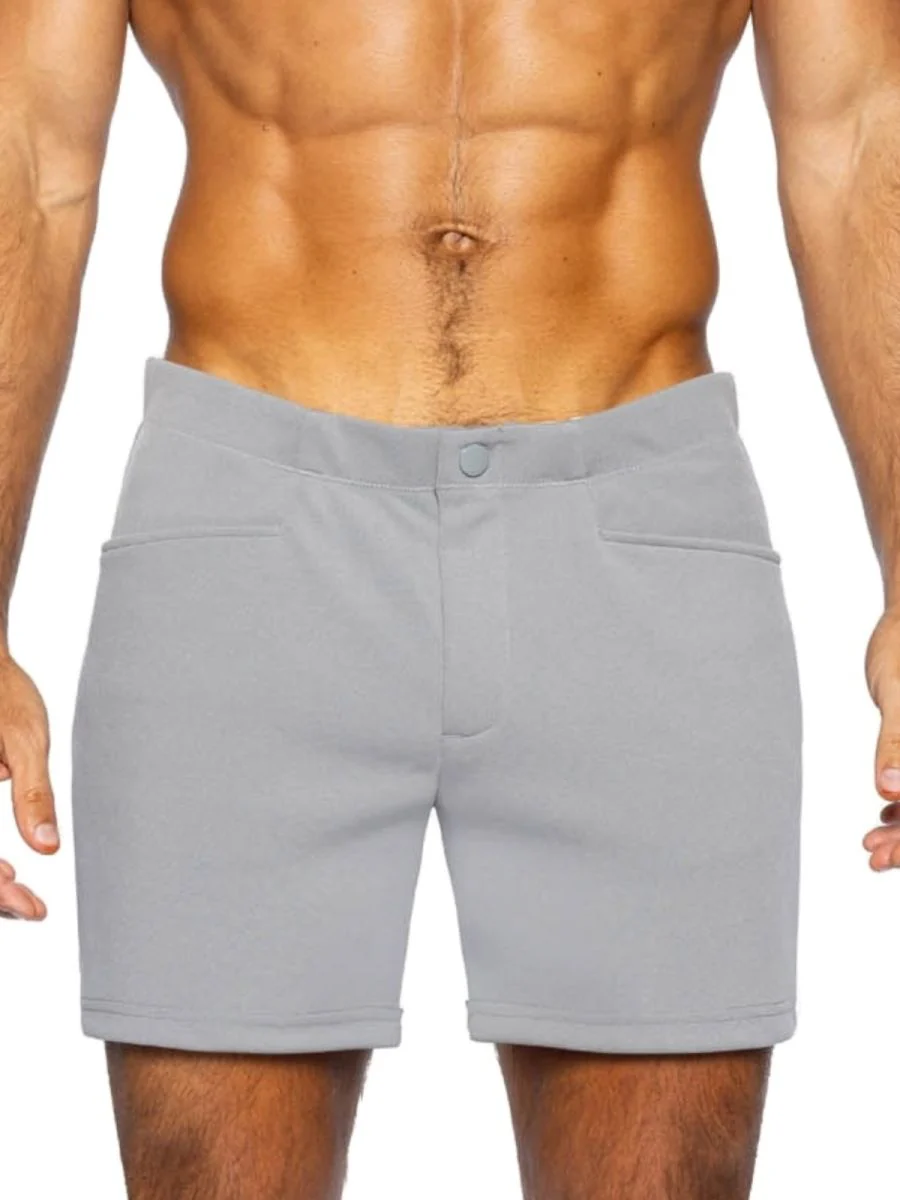 BIKE Athletic BAM207 Coaches Short 5 inch Inseam Color Color Gray - Image 2