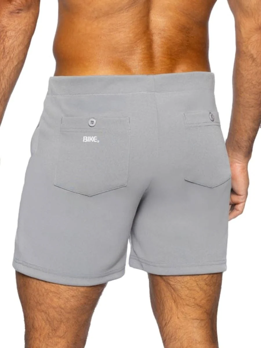 BIKE Athletic BAM207 Coaches Short 5 inch Inseam Color Color Gray - Image 3