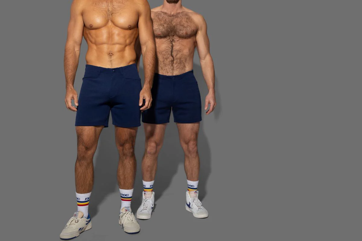 BIKE Athletic BAM207 Coaches Short 5 inch Inseam Color Color Navy - Image 11