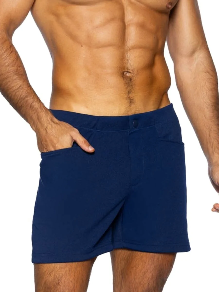 BIKE Athletic BAM207 Coaches Short 5 inch Inseam Color Color Navy - Image 4