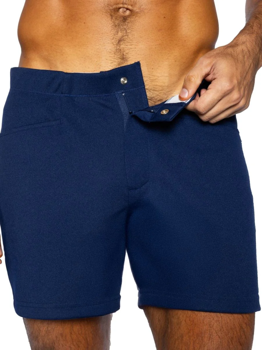 BIKE Athletic BAM207 Coaches Short 5 inch Inseam Color Color Navy - Image 5