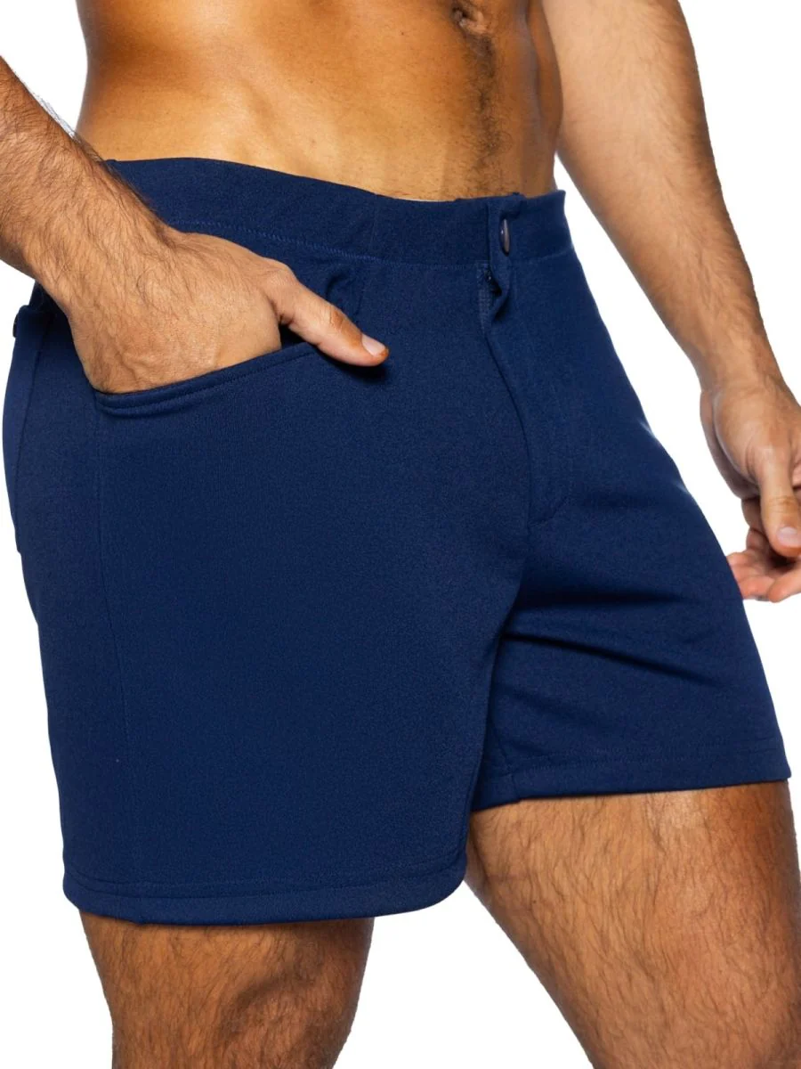 BIKE Athletic BAM207 Coaches Short 5 inch Inseam Color Color Navy - Image 6
