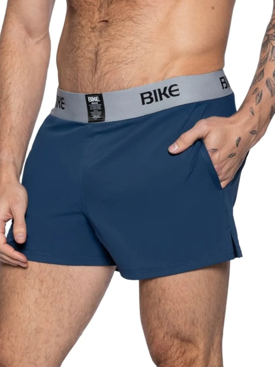 BIKE Athletic BAM216 Performance Jock Short - Color Navy - Image 4