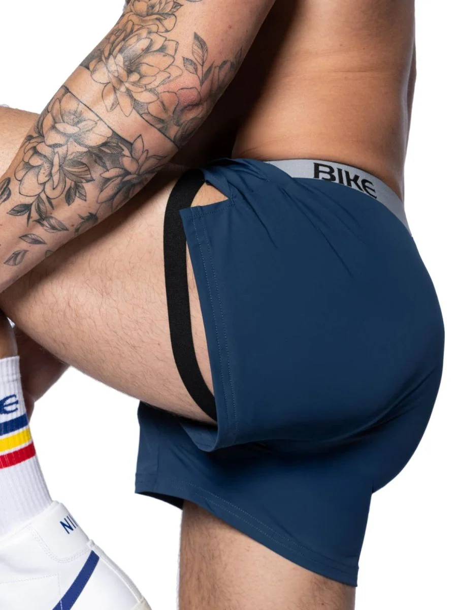 BIKE Athletic BAM216 Performance Jock Short - Color Navy - Image 5
