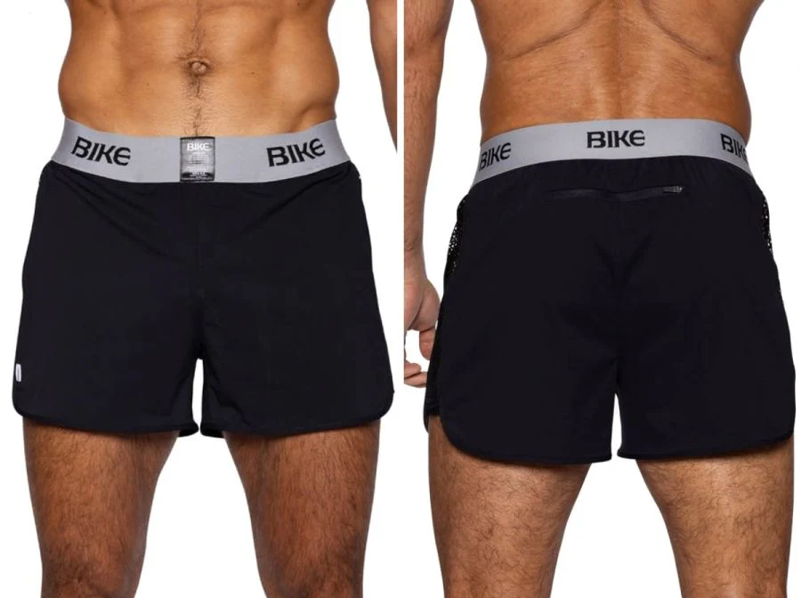 BIKE Athletic BAM225 Peek-a-boo Jock Short Color Black
