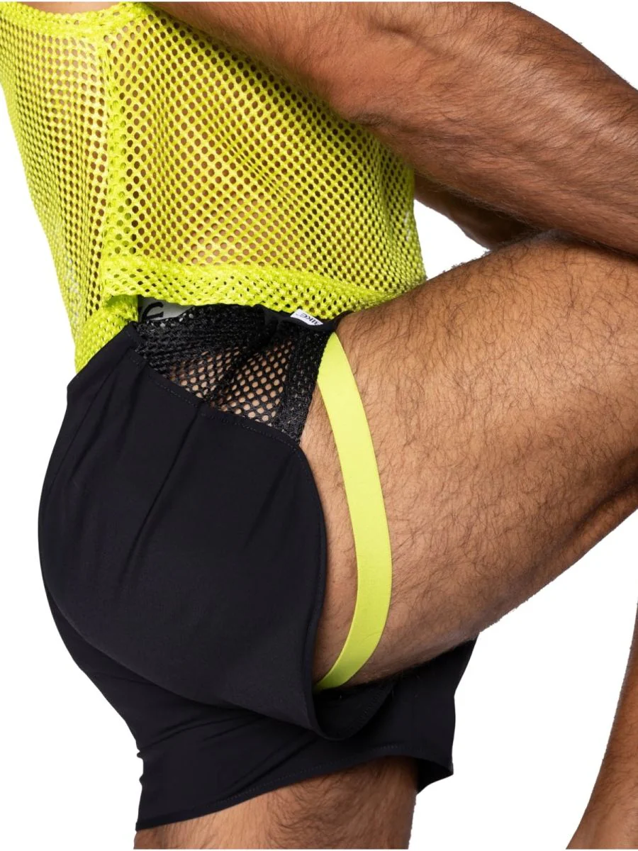 BIKE Athletic BAM225 Peek-a-boo Jock Short Color Black - Image 10