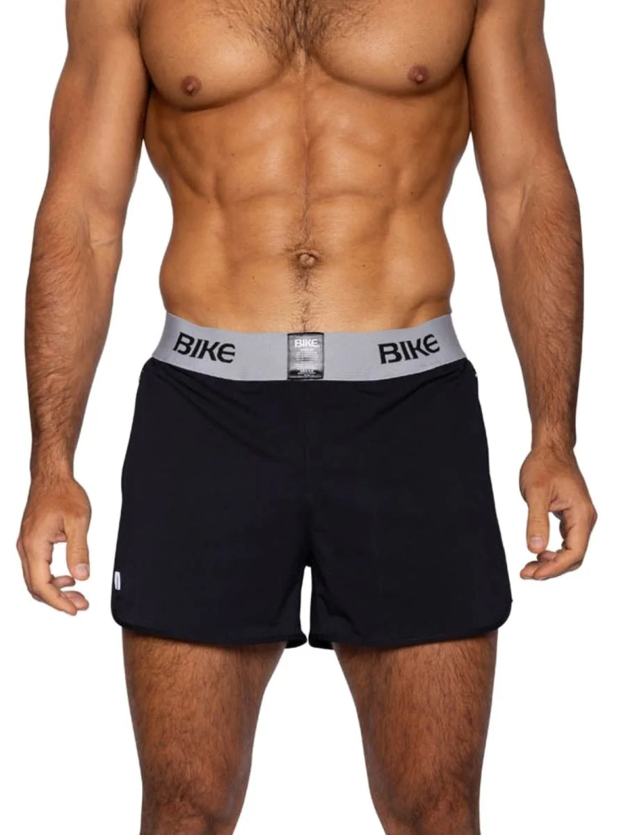 BIKE Athletic BAM225 Peek-a-boo Jock Short Color Black - Image 2