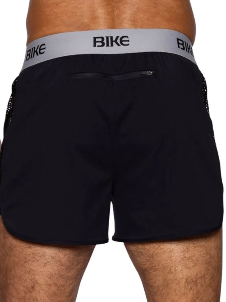 BIKE Athletic BAM225 Peek-a-boo Jock Short Color Black - Image 3