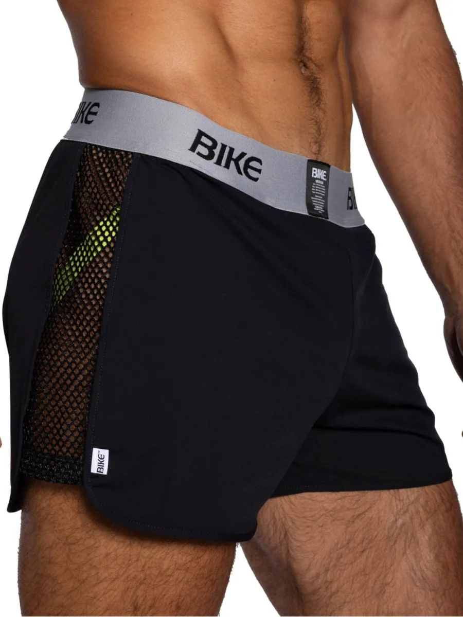 BIKE Athletic BAM225 Peek-a-boo Jock Short Color Black - Image 4