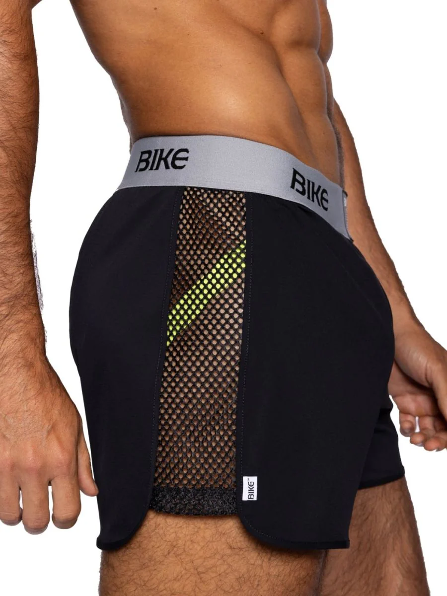BIKE Athletic BAM225 Peek-a-boo Jock Short Color Black - Image 6