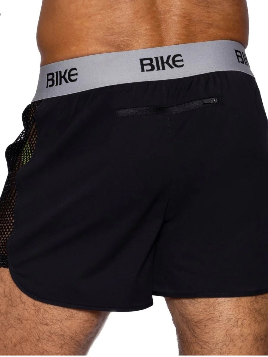 BIKE Athletic BAM225 Peek-a-boo Jock Short Color Black - Image 7