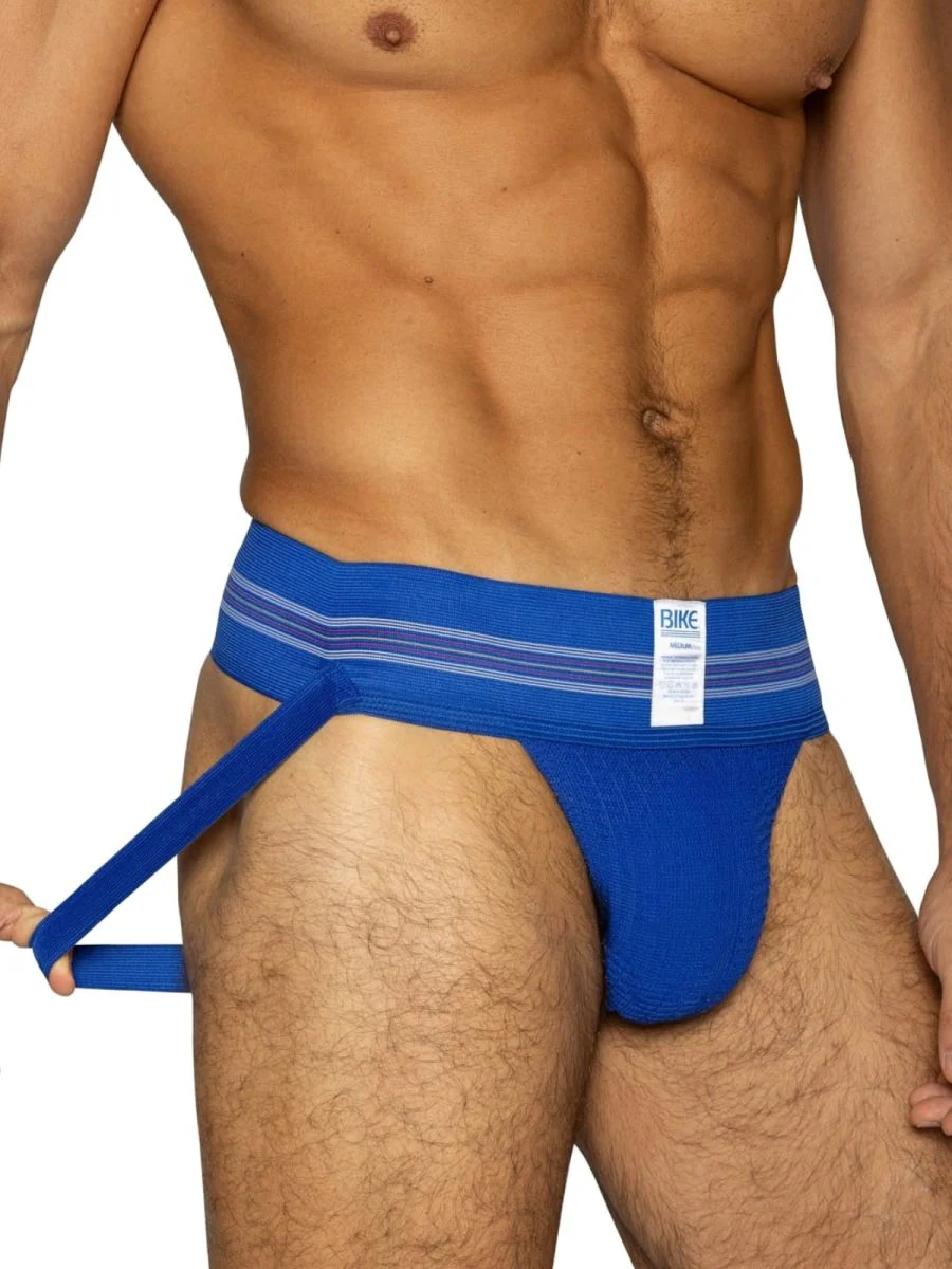 BIKE Athletic BAS306 Original Number 10 Jockstrap in Color Royal - Image 3