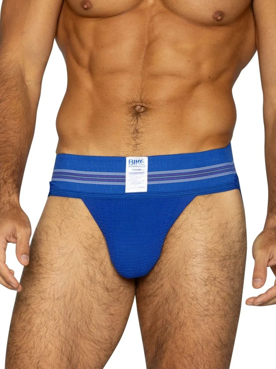 BIKE Athletic BAS306 Original Number 10 Jockstrap in Color Royal - Image 4