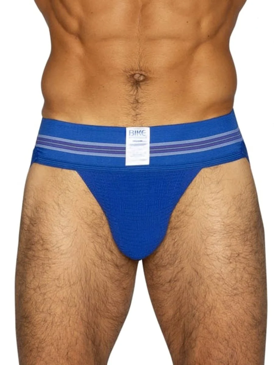 BIKE Athletic BAS306 Original Number 10 Jockstrap in Color Royal - Image 6