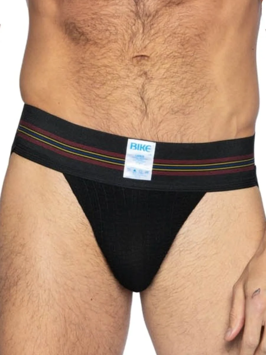 BIKE Athletic BAS306 Original Number 10 Jockstrap - Color Color Black - Image 2