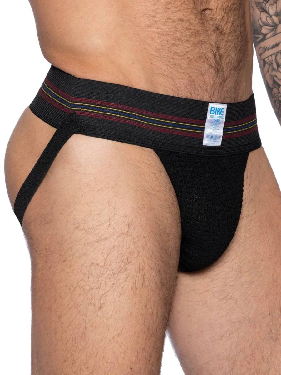 BIKE Athletic BAS306 Original Number 10 Jockstrap - Color Color Black - Image 3