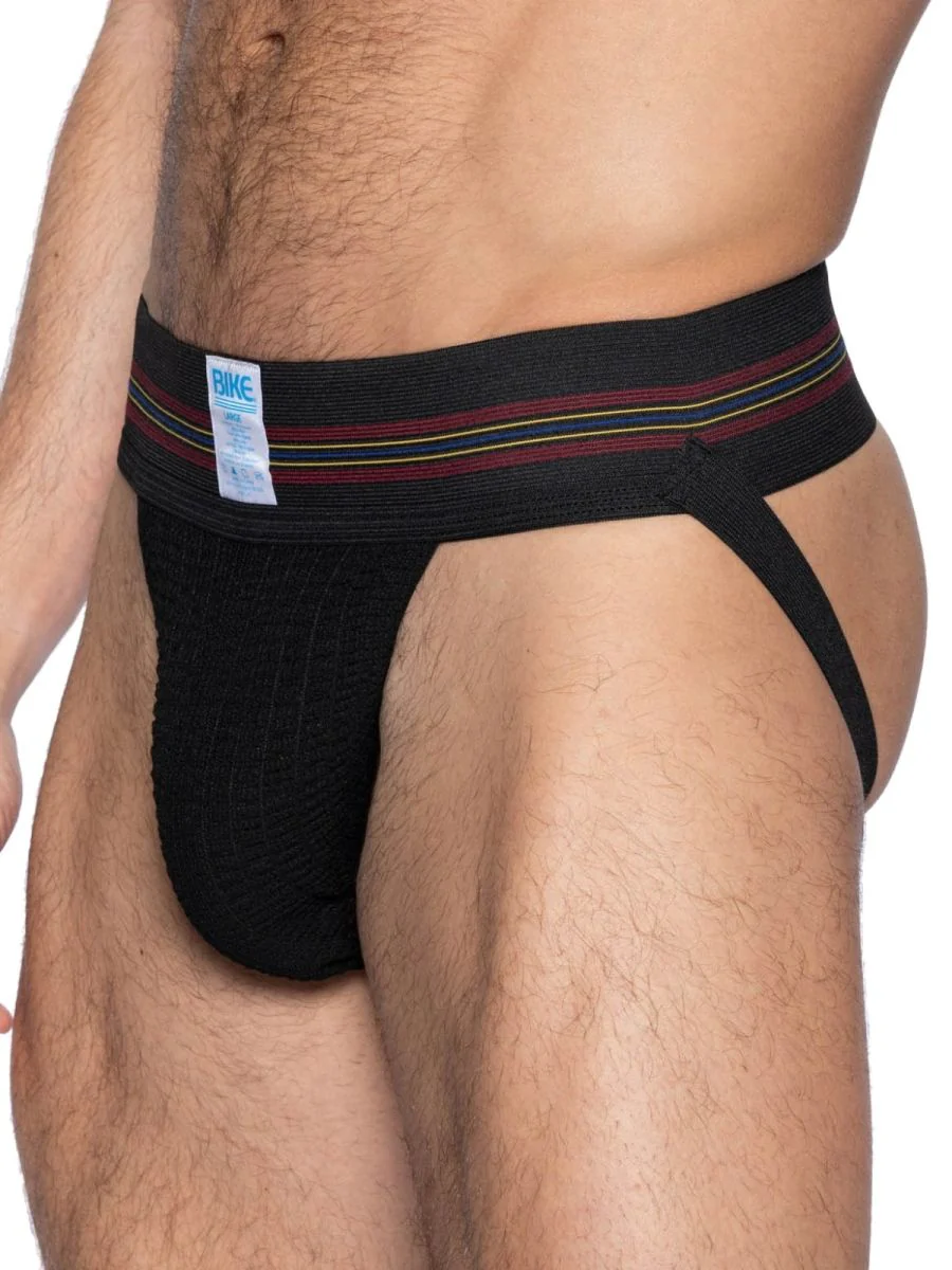 BIKE Athletic BAS306 Original Number 10 Jockstrap - Color Color Black - Image 4