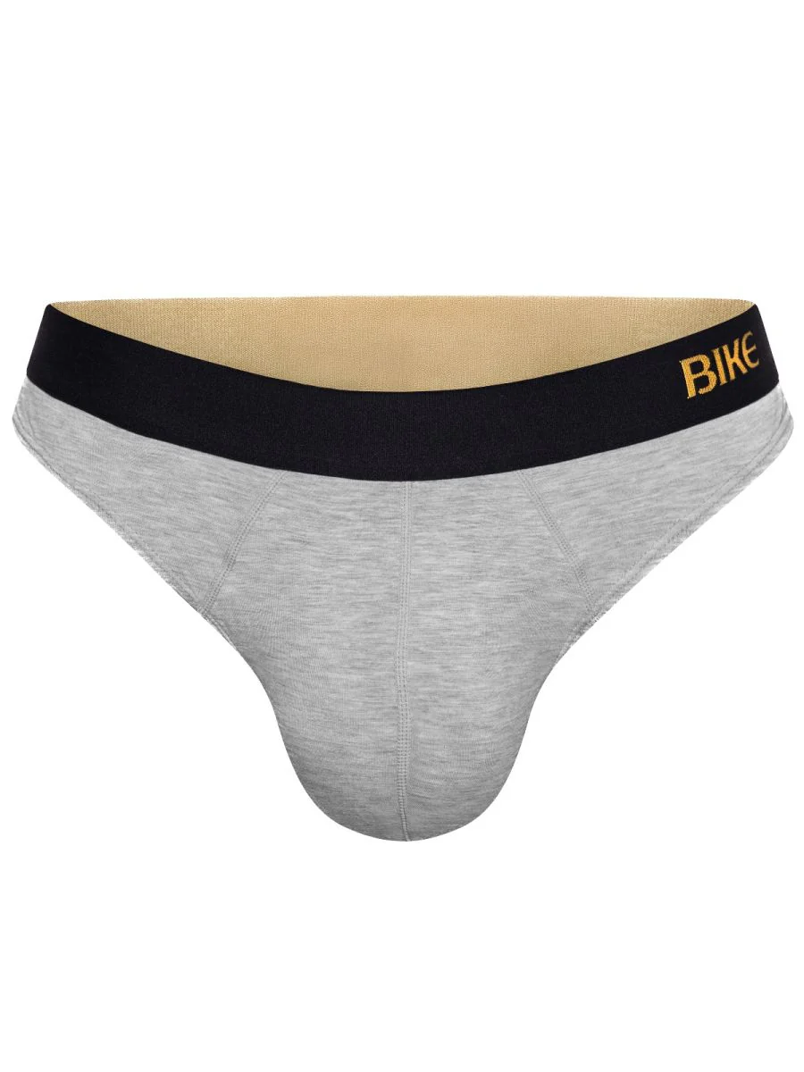 BIKE Athletic BAS319 Active Thong in Color Light Gray - Image 6