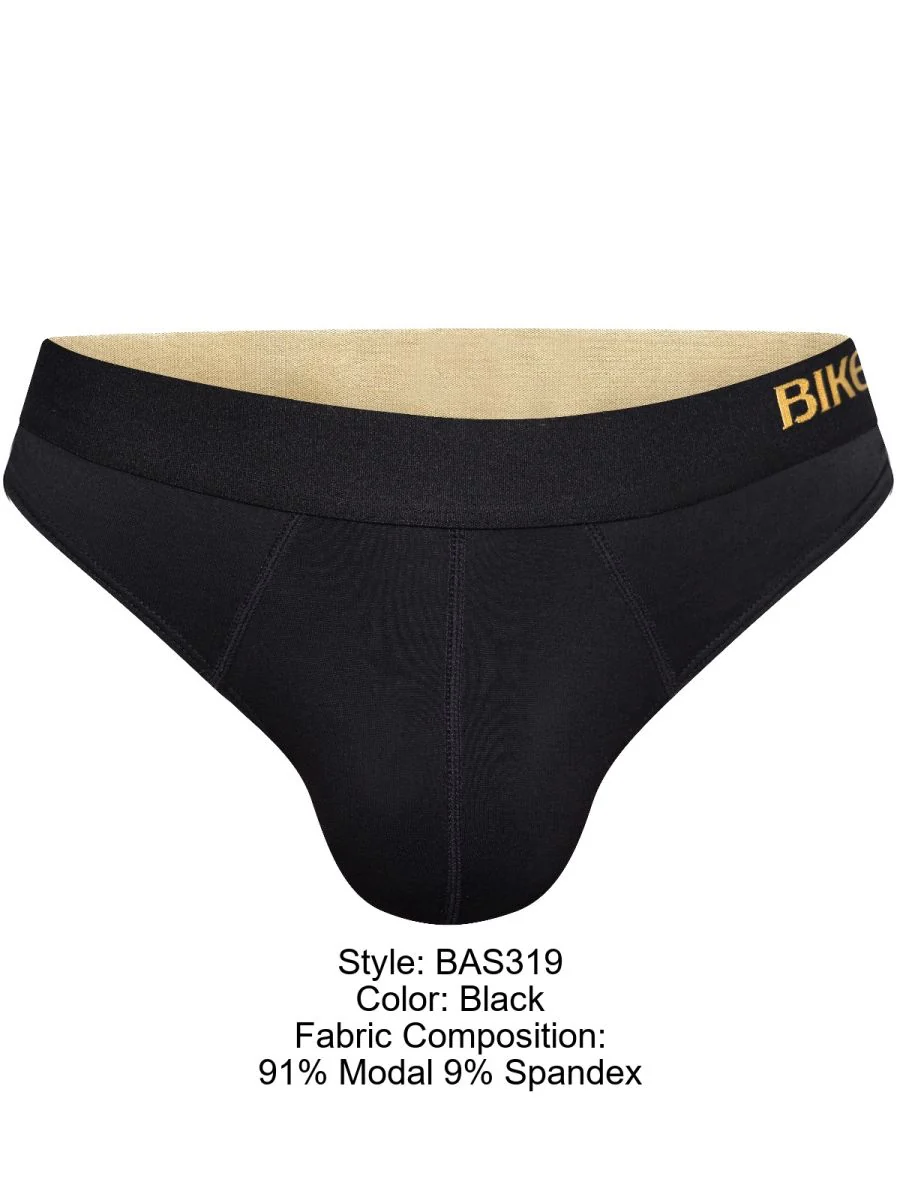 BIKE Athletic BAS319 Active Thong Color Color Black - Image 7