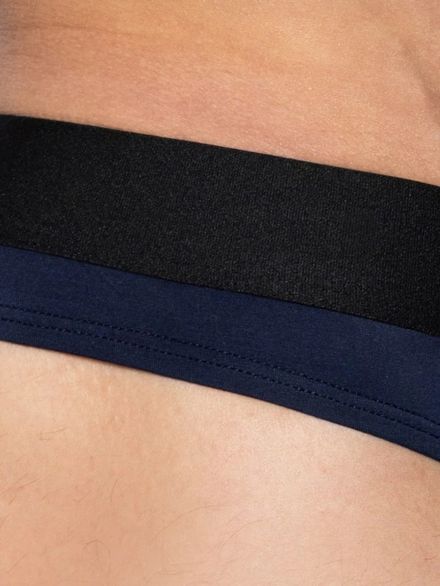 BIKE Athletic BAS319 Active Thong Color Navy - Image 5