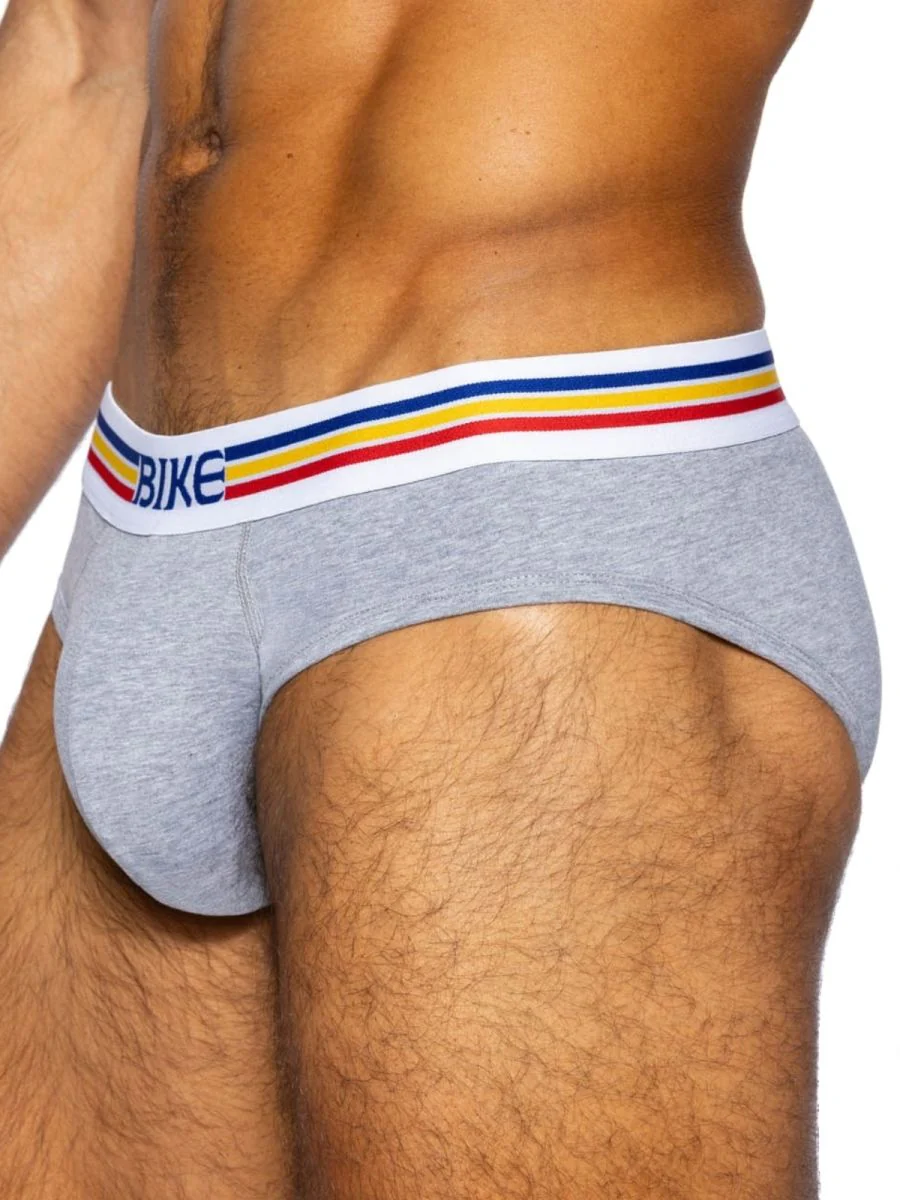 BIKE Athletic BAS327 Stretch Cotton Brief Color Gray - Image 4
