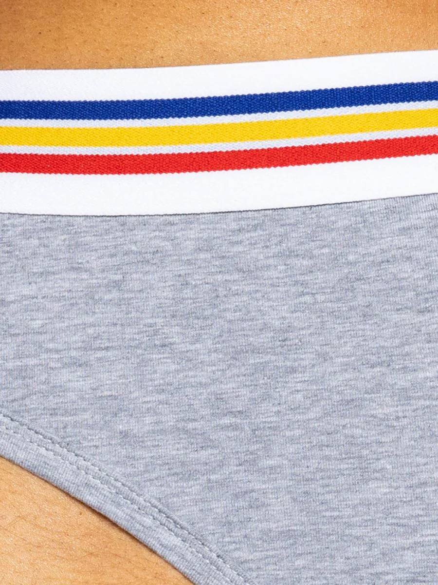 BIKE Athletic BAS327 Stretch Cotton Brief Color Gray - Image 7