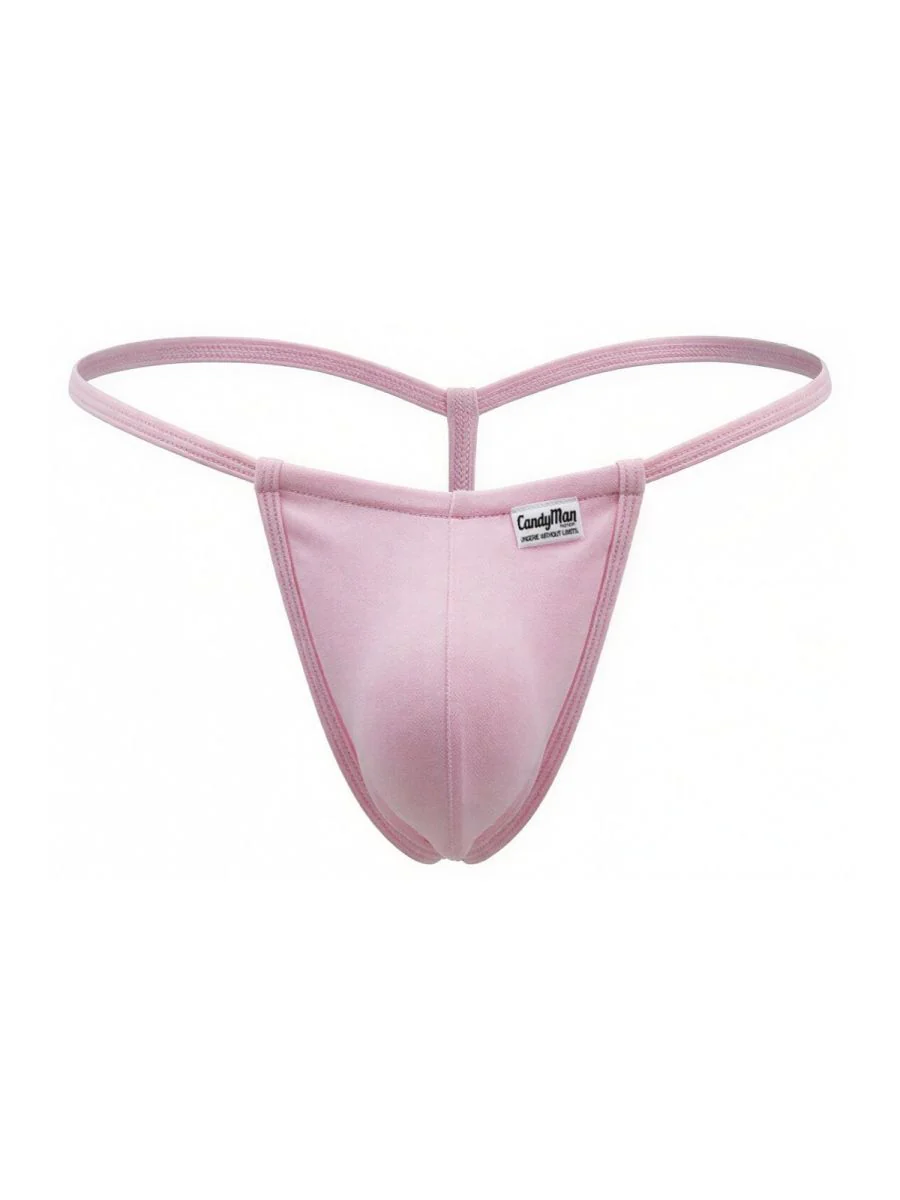 CandyMan 9586 Men's G-String Thong Color Baby Pink - Image 5