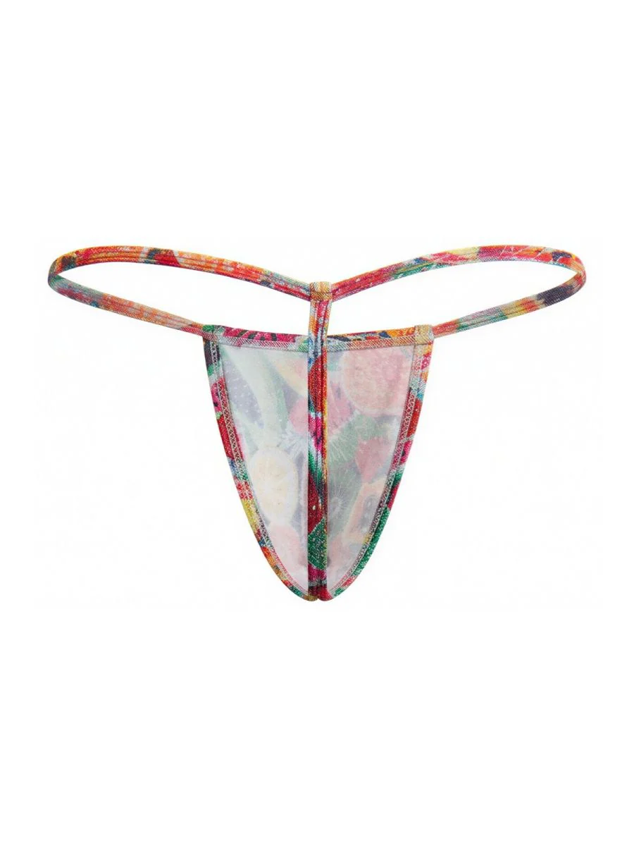 CandyMan 9586 Men's G-String Thong Color Printed Fruits - Image 6