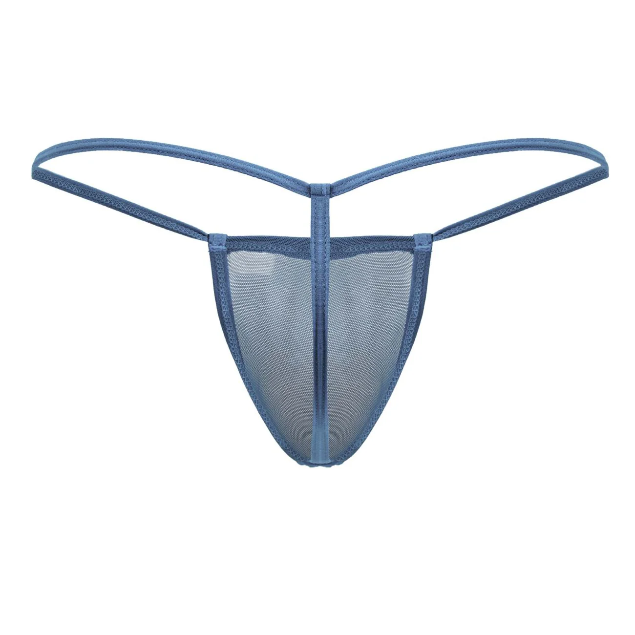 CandyMan 99246 Men's Underwear G-String Mesh Thongs Color Turquoise - Image 7