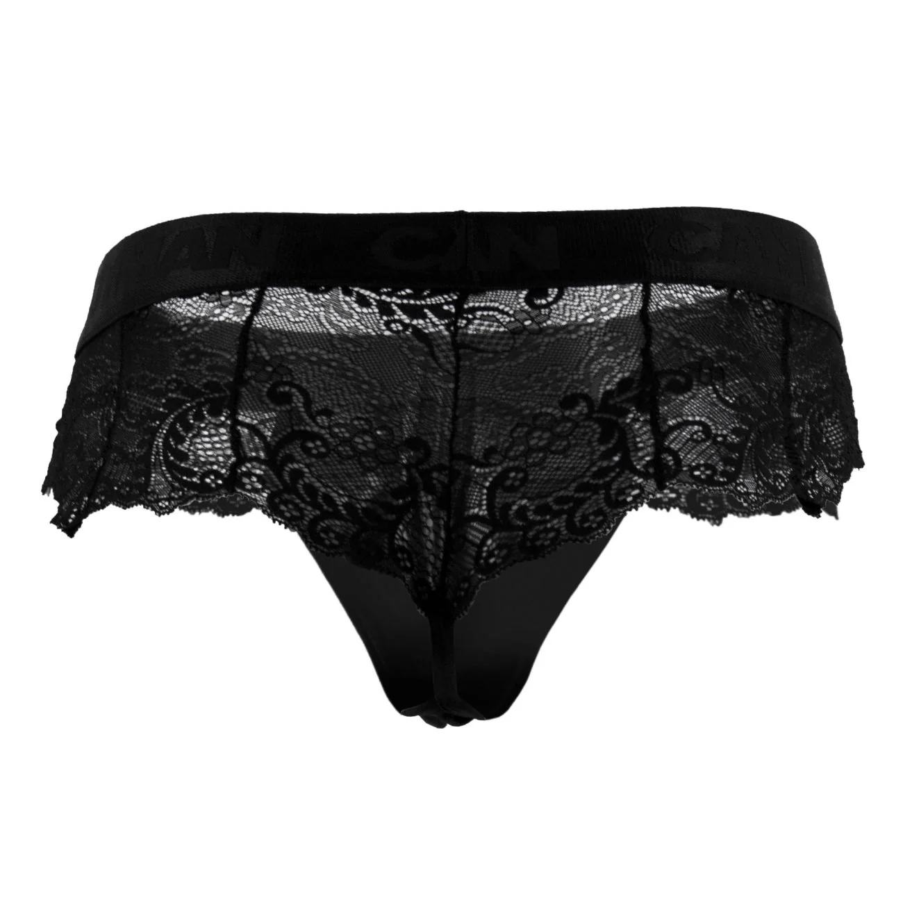 CandyMan 99304 Men's Underwear Lace Thongs Color Black - Image 7