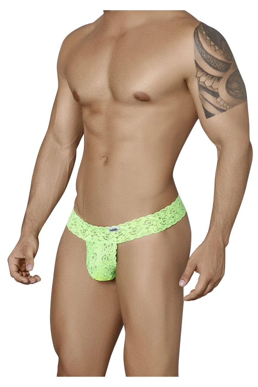 CandyMan 99315 Peek a Boo Thongs Color Green - Image 4