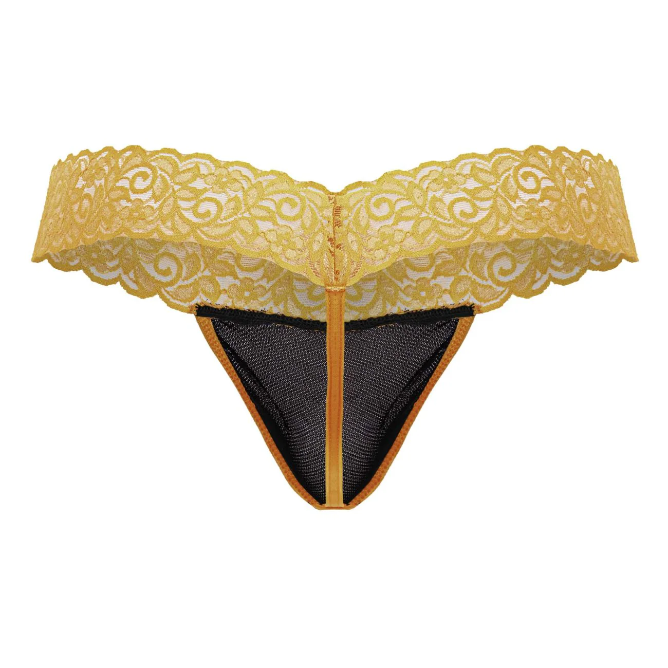 CandyMan 99370 Lace Thongs Color Orange - Image 7