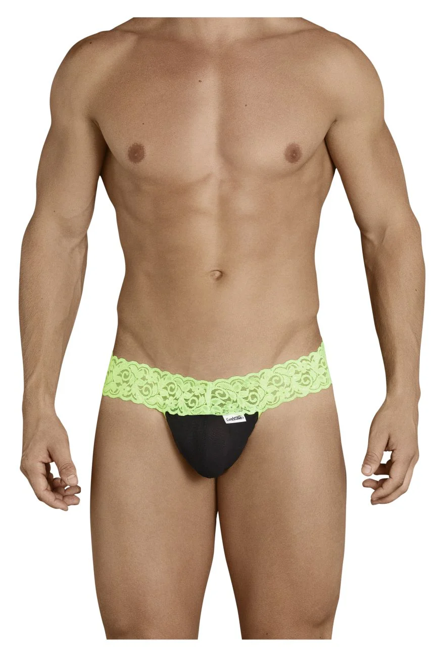 CandyMan 99370X Thongs Color Hot Green - Image 2